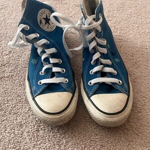 Converse Blue High-Top Sneakers